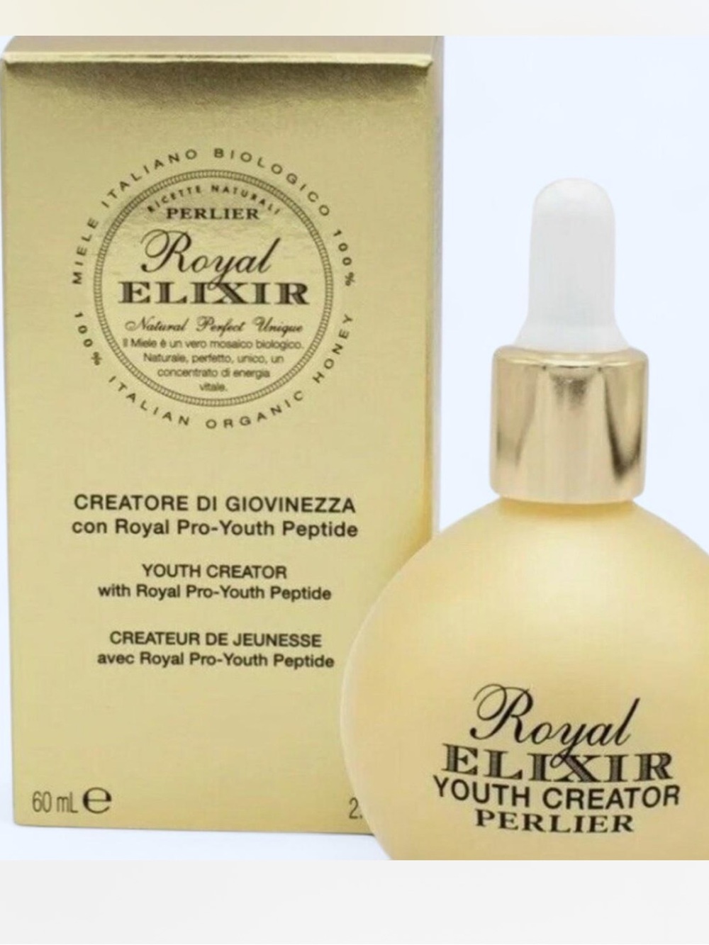 Royal Elixir Youth Creator Serum - Gold 2oz. New, sealed in box